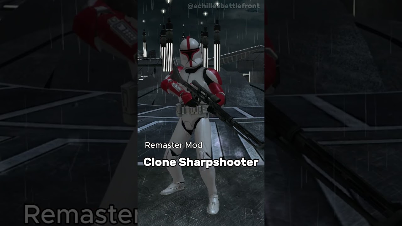 Clones Comparison | OG Star Wars Battlefront II vs Remaster Mod  #starwars #battlefront2 #shorts