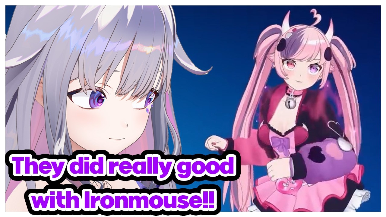 Biboo Is Amazed by How Good Julie Made Ironmouse 3D Model in Fortnite!!