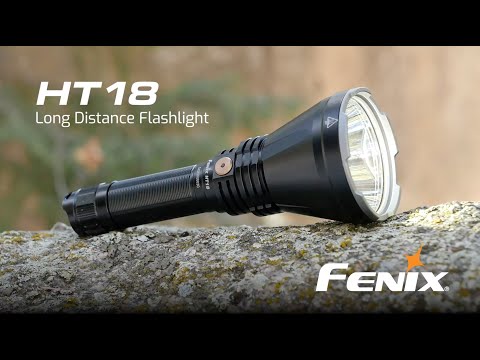 Fenix HT18 Long Distance Flashlight Overview - Throws 1500 Lumens Over Half a Mile!