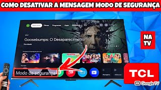 HOW TO REMOVE THE SAFE MODE MESSAGE ON TCL GOOGLE TV | 2026