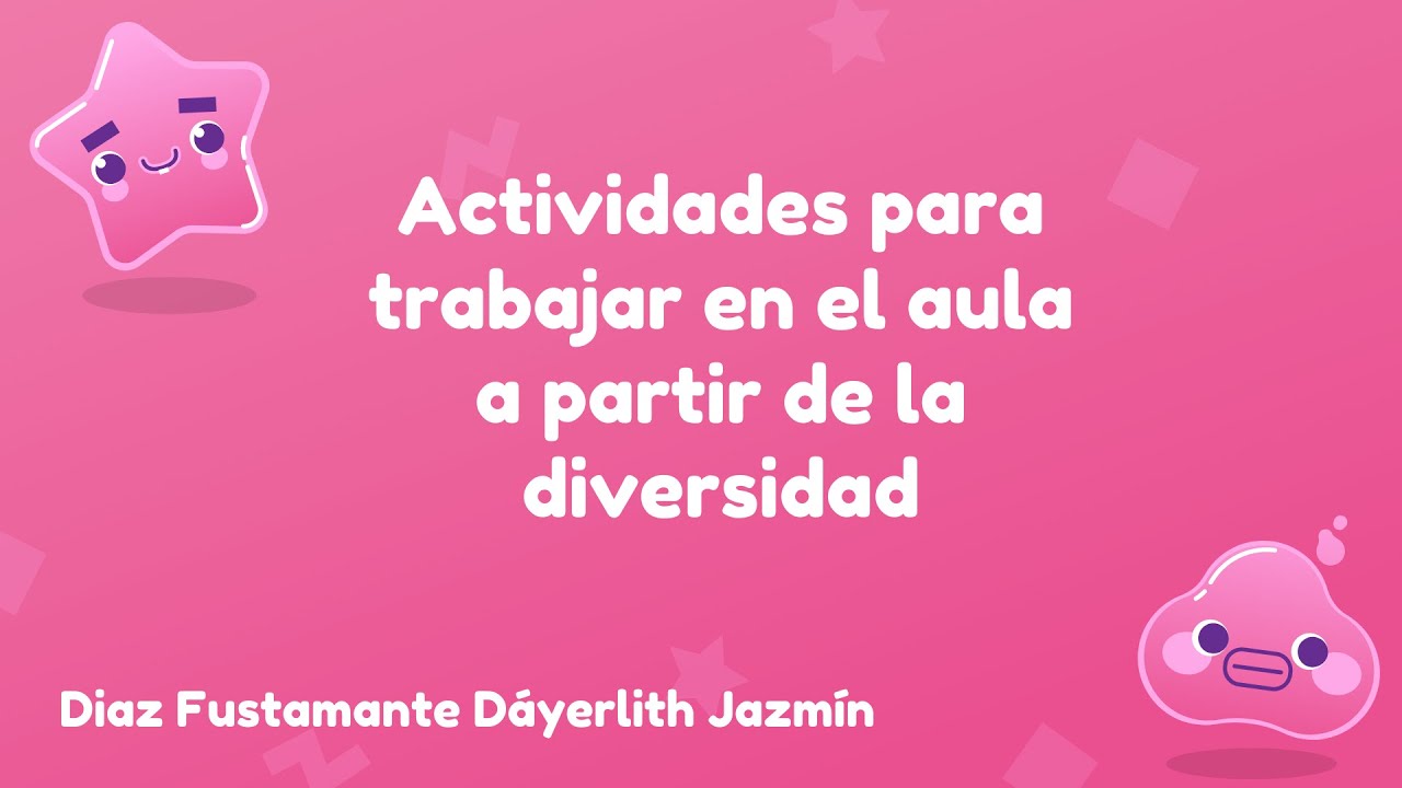 Actividades para trabajar en el aula a partir de la diversidad - YouTube