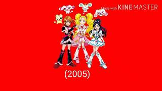 Evolution Of Precure 2004-2020