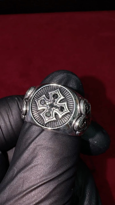 Antique Finish Cross Ring | Item #70893