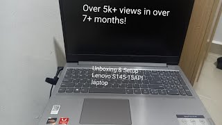 Unboxing and setup Lenovo IdeaPad S145-15API Unboxing and setup Lenovo IdeaPad S145-15API