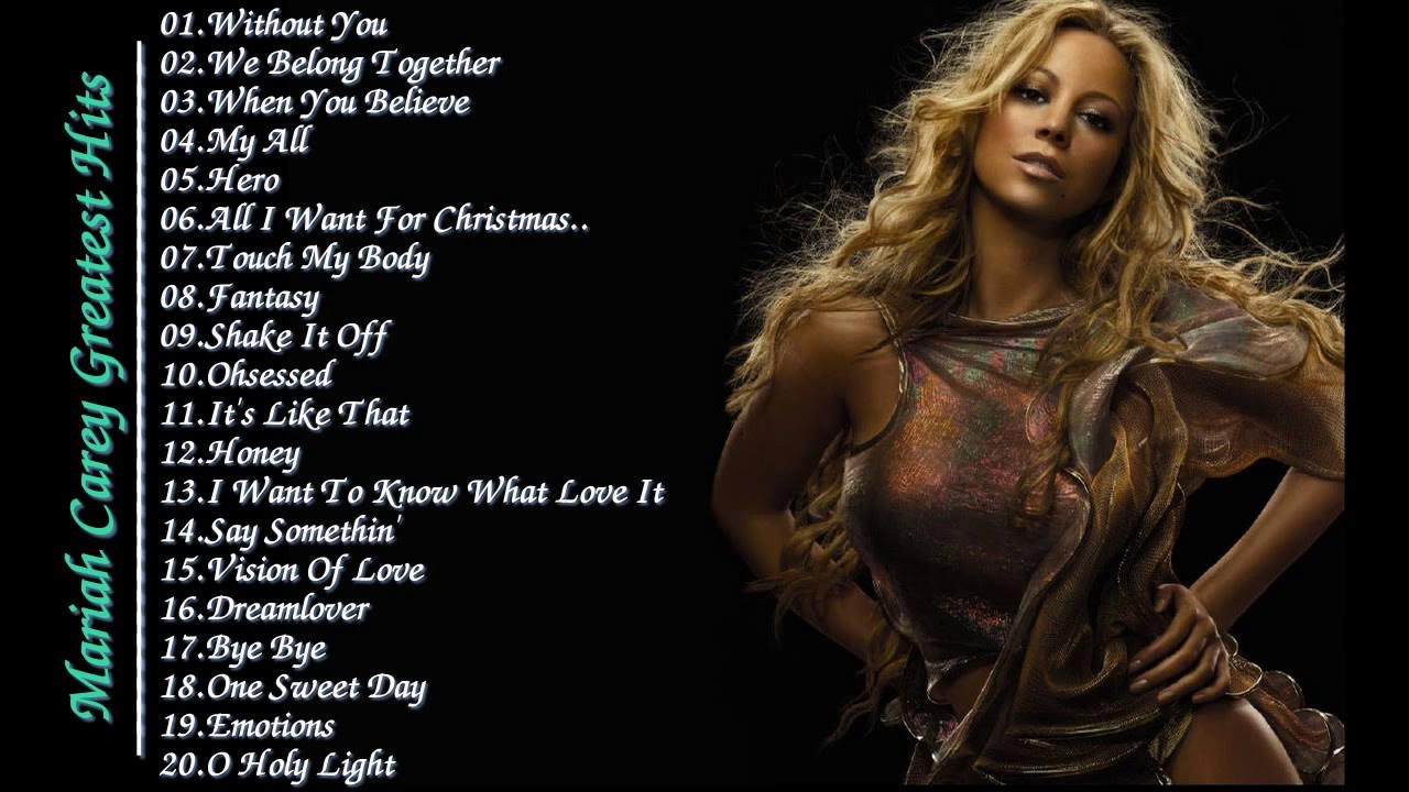 Mariah Carey Greatest Hits Best Songs Of Mariah Carey 2017 YouTube