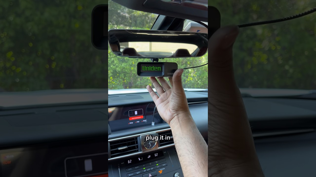 Радар, установленный на зеркале✅ 