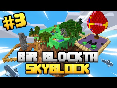 1 BLOKTA SKYBLOCK #3 / Sınırsız Kaynaklı Skyblock