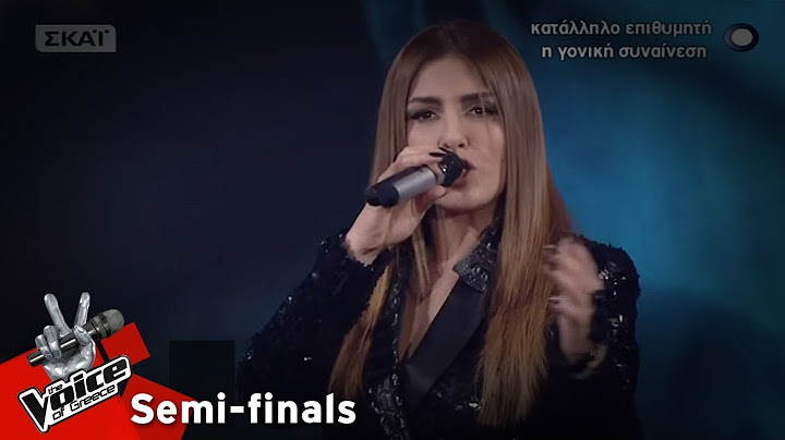 Έλενα Παπαρίζου - Έτσι κι έτσι | 2ος ημιτελικός | The Voice of Greece