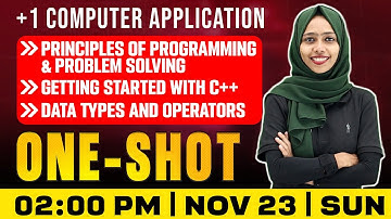 Plus One Computer Application | Chapter :3 , 4, 5 | Oneshot | Exam Winner