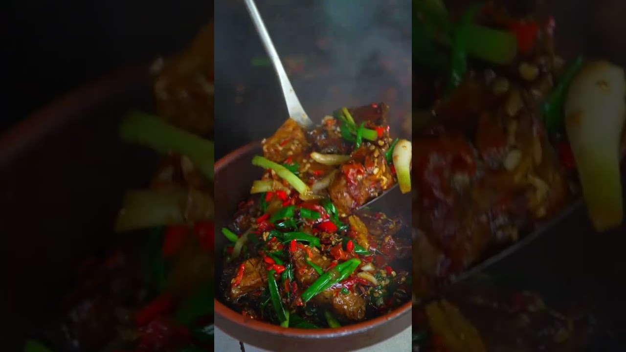 Title: Crispy Spring Flavor: Chinese Kale Stir-Fry Delight