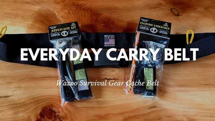 WAZOO Survival Gear Everyday Essentials Kit, 15 Tool Survival kit,  Backpacking Kit, Camping Multi Tool kit, Made in The USA