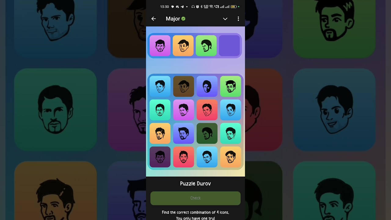 Major daily puzzle dhrov combo