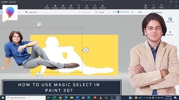 how to use magic select in paint 3d?
