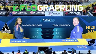 Dominyka Obelenyte Vs Venla Lukkonen / World Championship 2016