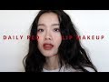 DAILY RED LIP MAKEUP (with subs)