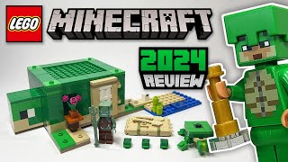 LEGO Minecraft The Turtle Beach House (21254) - EARLY 2024 Set Review