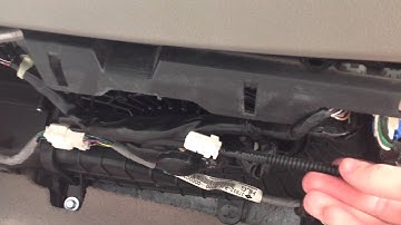Removing Glove Box Part 1 - 2005 Acura RL