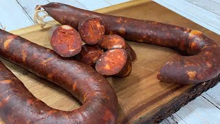 CHORIZO ARTESANAL DE  JABALÍ  / ARTESAN CHORIZO SAUSAGE MADE OF PORK AND WILD BORE (SUBS ING)