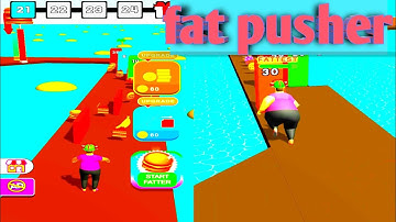 fat pusher gameplay level 20-25/Android game play/