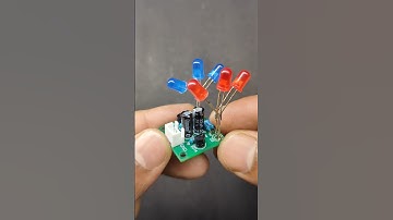 LED Flasher Circuit #jlcpcb #electronics #diy