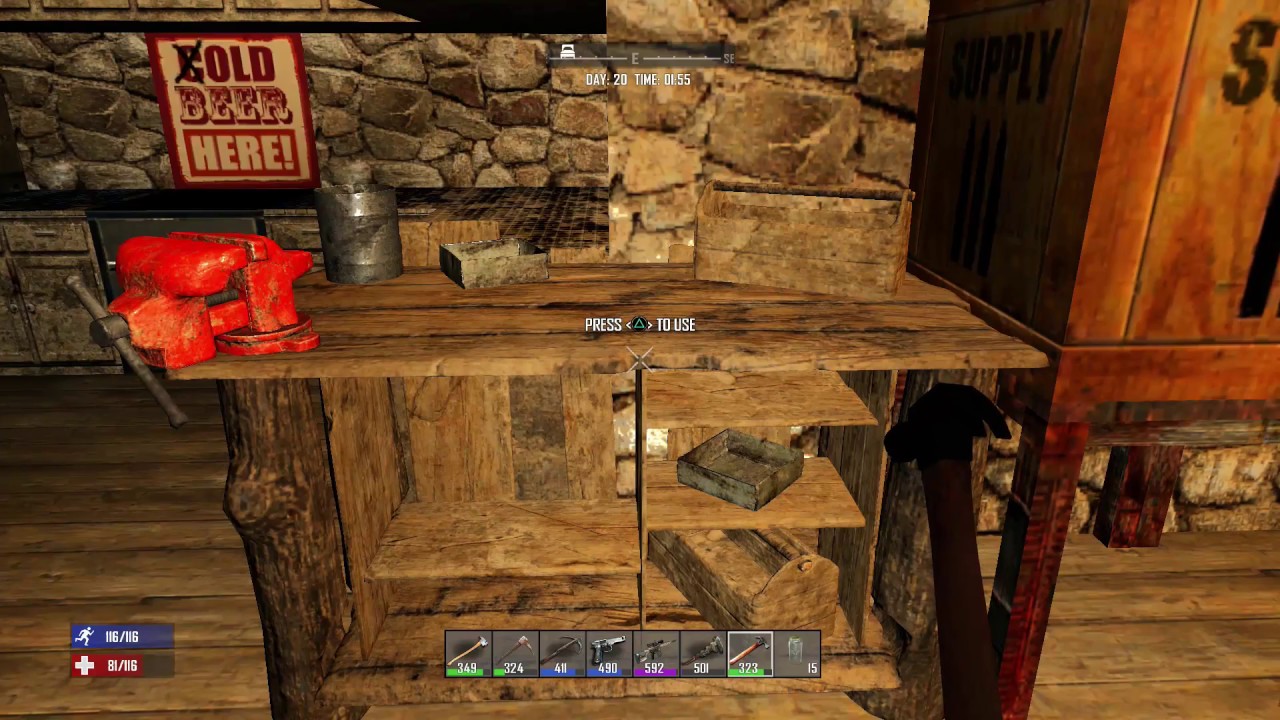 how to build workbench 7 days to die