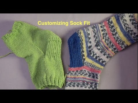 Custom Socks: Knit to Fit Your Feet