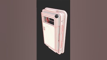 Making a 3D sci-fi Door for my upcoming asset pack 🚪#blender #blender3d #3dblender #3d #tutorial