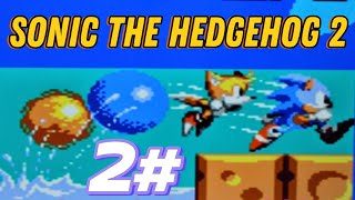 SONIC THE HEDGEHOG 2 Master System 1992: Aqua Lake - Green Hill Zone + Localização da Esmeralda.