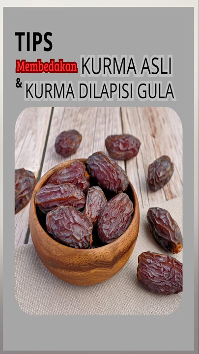 tips membedakan kurma asli dan yang dilapisi gula #tipspraktis #tipsdapur #tips