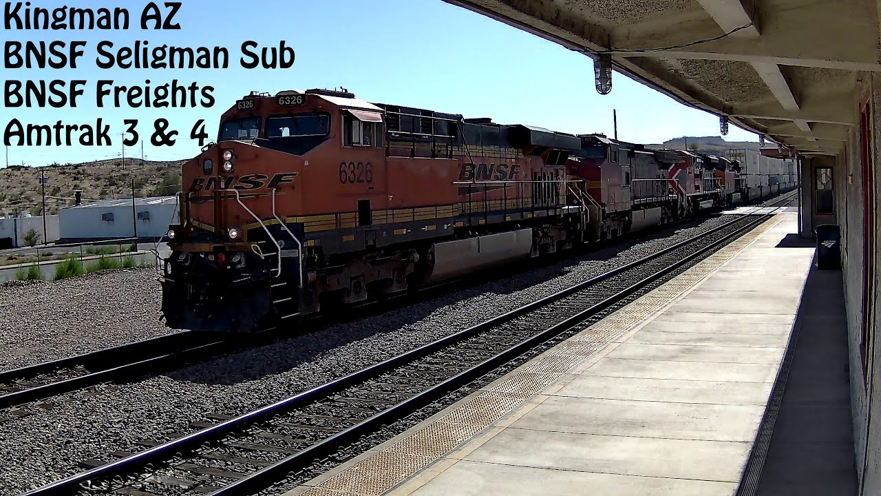 Kingman, AZ | BNSF Seligman Sub, MP 516.5 - West (Chat) | SouthWest RailCams LIVE