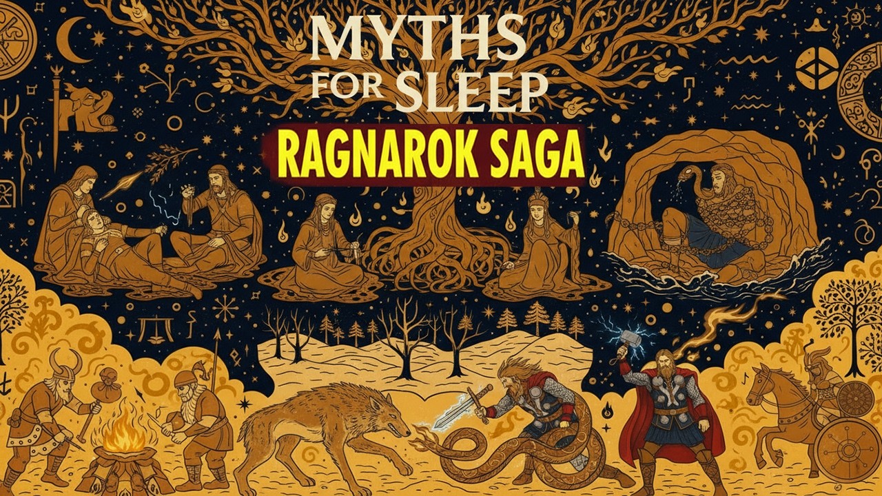 Norse Myths For Sleep: The ENTIRE Story of Ragnarok (Who Triggers the End?)