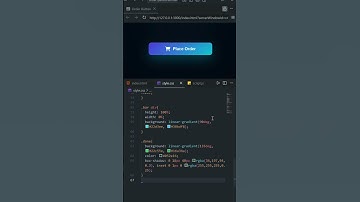 ✨ Order Placed Button Animation 🔥 | HTML | CSS | JS | #animation #coding #htmlcss #javascript