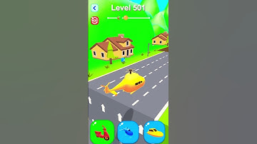 Shape-Shifting Funny Gameplay new hyper casual games level 501#shorts #gameplay #shapeshifting