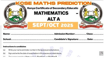𝐊𝐀𝐋𝐀 𝐌𝐚𝐭𝐡𝐞𝐦𝐚𝐭𝐢𝐜𝐬 𝐏𝐚𝐩𝐞𝐫 𝟏 𝐒𝐞𝐜𝐭𝐢𝐨𝐧 I | 𝐊𝐂𝐒𝐄 𝐌𝐚𝐭𝐡𝐬 𝟐𝟎𝟐𝟓 𝐑𝐞𝐯𝐢𝐬𝐢𝐨𝐧 & 𝐖𝐨𝐫𝐤𝐞𝐝 𝐒𝐨𝐥𝐮𝐭𝐢𝐨𝐧𝐬