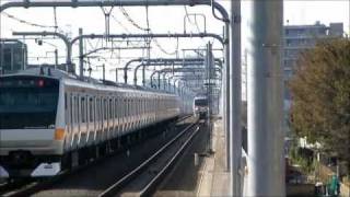 East i-E 中央線を検測