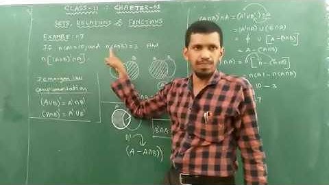 Class 11 | Chapter: 1 | Sets, Relations and Functions| Example: 1.7