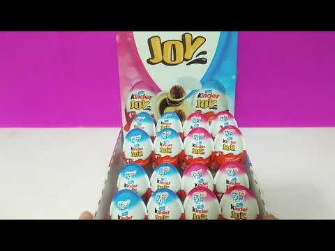 Bir kutu Kinder Joy sürpriz yumurta açtık