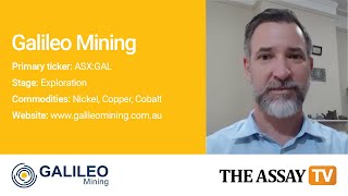 The Ay Tv - Brad Underwood, Chairman & Managing Director, Galileo Mining Asxgal