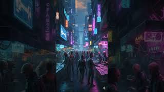 Stealing an alien artifact was never meant to be easy #NeonHeist #Cyberpunk #AlienArtifact #Heist