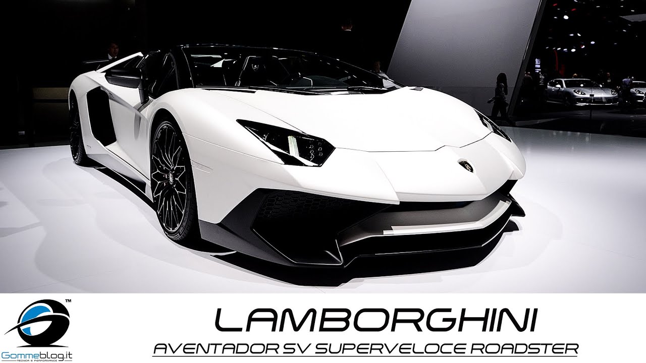 Lamborghini Aventador SV Superveloce Roadster | WALKAROUND - YouTube