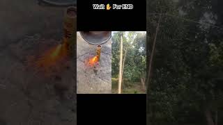 Testing Of Blowing Up The Pot With A Firecracker