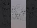 手ブレ酷い #イラスト #からぴち #カラフルピーチ #ぴちあーと
