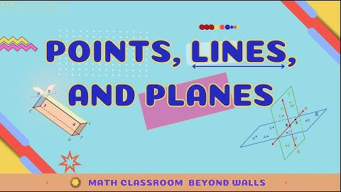 Points, Lines, and Planes | Learn Fundamental Concepts Easily | Geometry