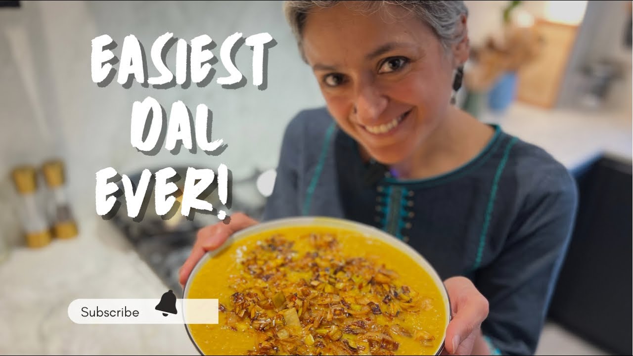 Lentil dal with coconut milk