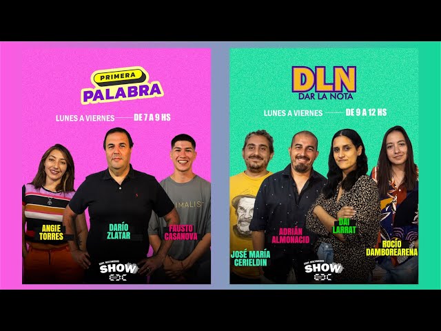 SHOW CDC EN VIVO - MARTES 21/05 - PRIMERA PALABRA - DAR LA NOTA