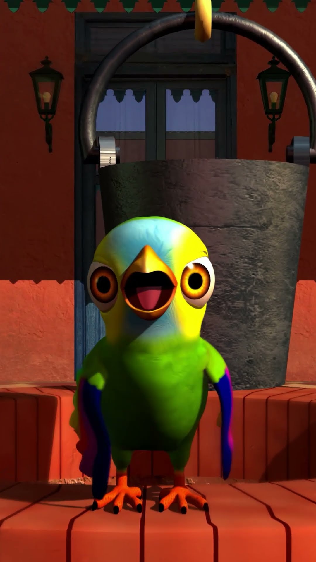 Cantamos La Cancion del Lorito Pepe #shorts #lavacalola #cancióninfantil