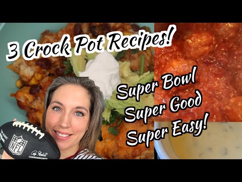 Magnificent Super Bowl 2023 🏈 | Game Day Snack Ideas 💡 | Crockpot Appetizers Delicious Cuisine