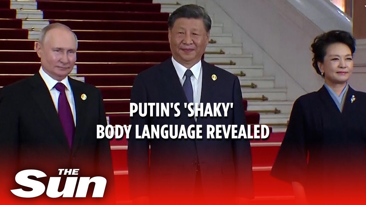 ⁣Putin's 'shaky' body language during meeting with Xi Jinping