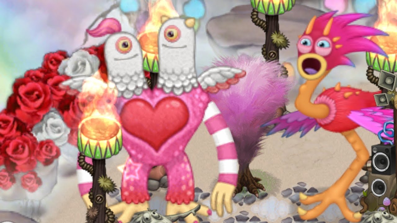 My Singing Monsters Air island Schmoochle (How to breed) - YouTube
