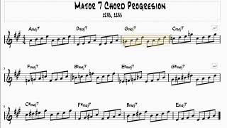 Improvisación en Jazz || Lección 1 - Ejercicio 4 || Saxofón alto || 1235,1235